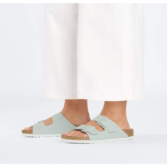 Birkenstock Arizona Birko-Flor Surf Green Slide Sandals Women's 10 EU 41 NIB - Picture 13 of 14